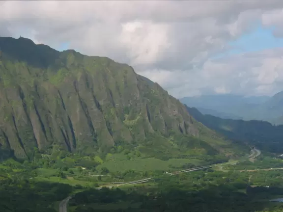 Cliffs as seen from the lookout.