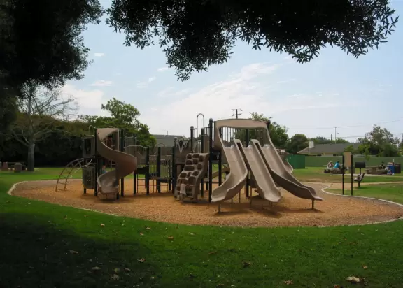 The slides! You could even have a slide race on these!