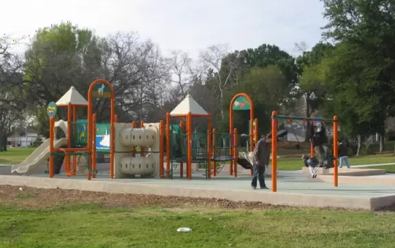 The play area.