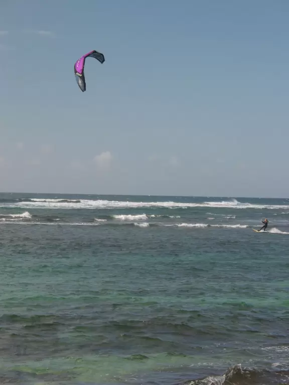A kitesurfer!