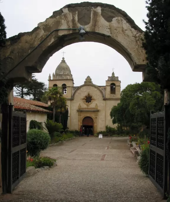 Entrance gate.