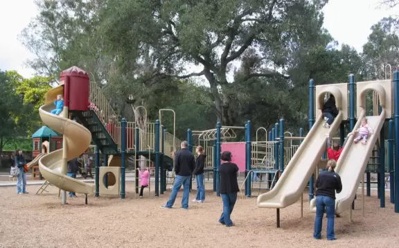 Playground at Oak Meadow Park.