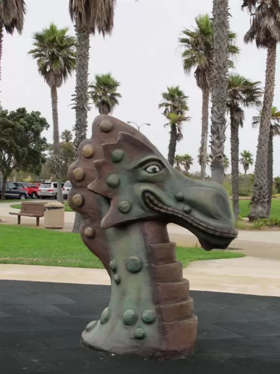 Head of the sea monster- I love this guy!