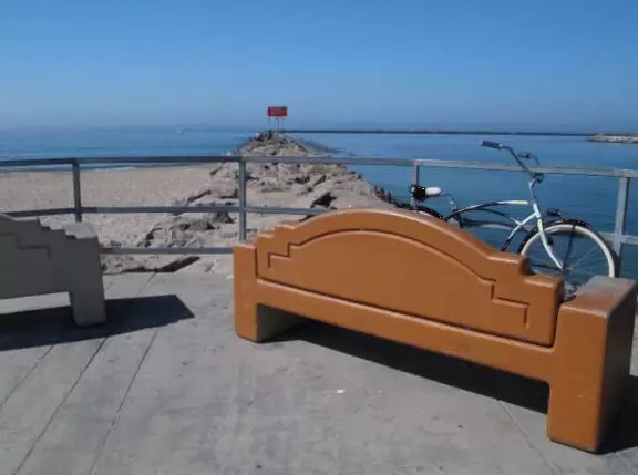 The end of the boardwalk.