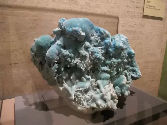 Gem and Mineral Exhibit: Aragonite from China.