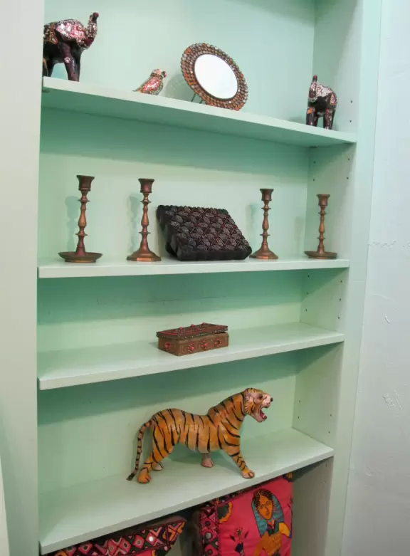 Toys and decorations in the India house.