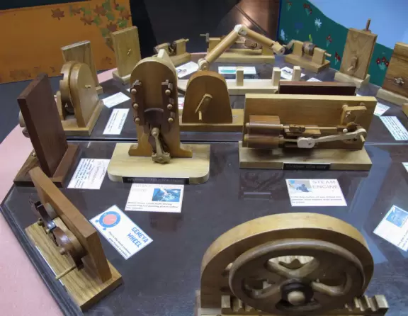 Gears such as Geneva Wheel and Steam Engine gear.