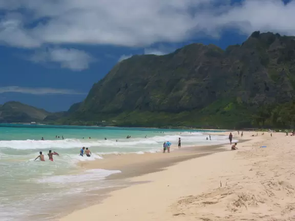 Waimanalo Bay Recreation area.