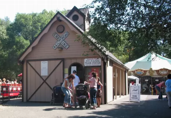 Mini-train rides and a carousel!!!