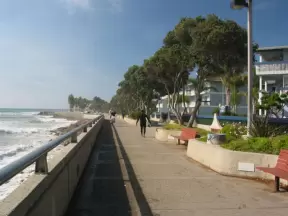 The wonderful promenade beside the sea.