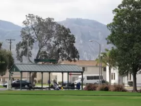 View of the mountains.