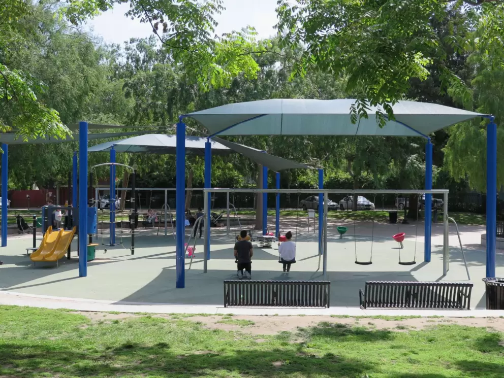 Roxbury Park playground, Beverly Hills