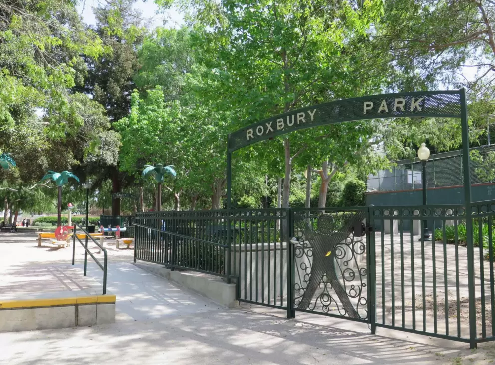 Roxbury Park playground, Beverly Hills