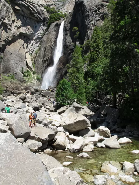 Lower Yosemite Falls hike, Yosemite Natl Pk
