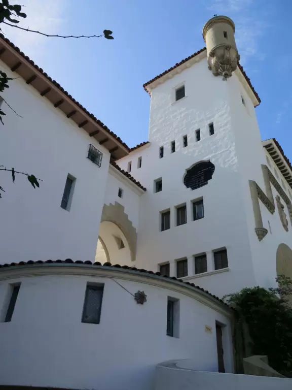 An exceptionally beautiful courthouse, sunken garden, and tower with 360 degree views of Santa Barbara.