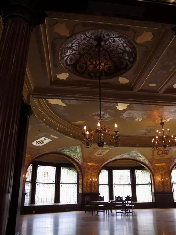 A private four-year college in a sumptuous building, formerly the Ponce de Leon Hotel.