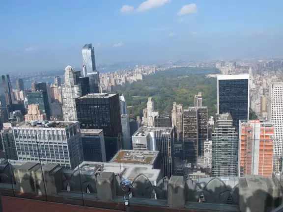 View of Central Park, Cityspire Center, and 9 W.57th Street.
