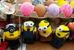 Minion fiesta eggs! Photo by Erin Ferguson.