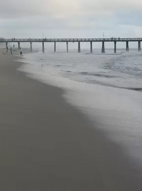 A gorgeous stormy day at Port Hueneme pier!
