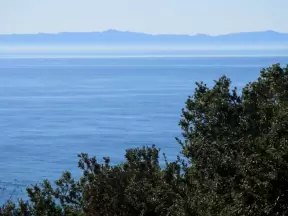 You can see the islands on a clear day.
