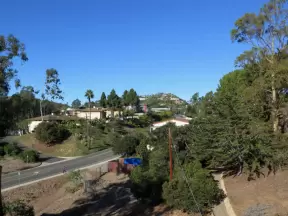 Looking inland from the bridge over Loma Alta Drive.