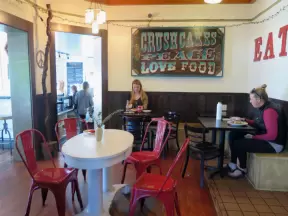 Crushcakes is a cool place to go nearby.