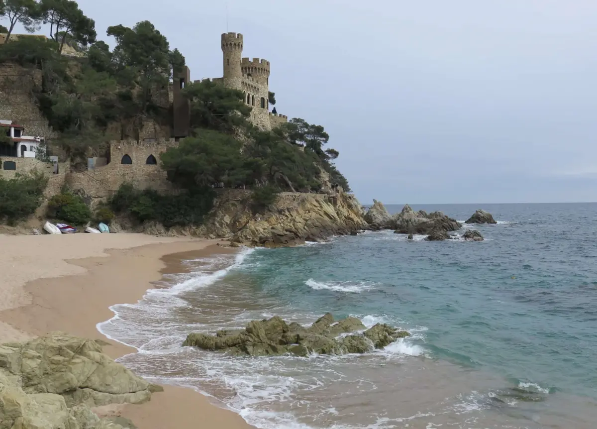 Lloret de Mar town and beach, Costa Brava