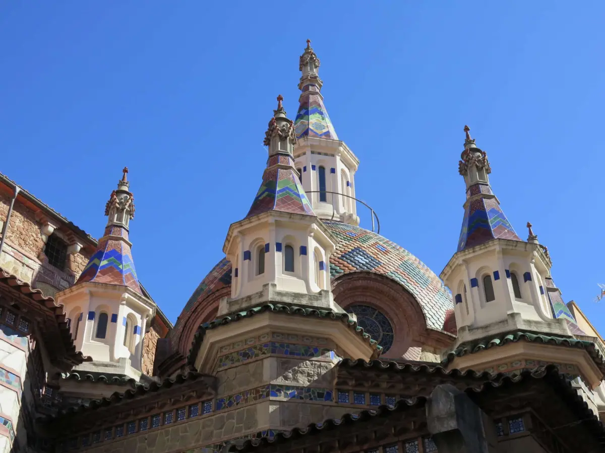 Sant Roma mosaic church and square, Lloret de Mar