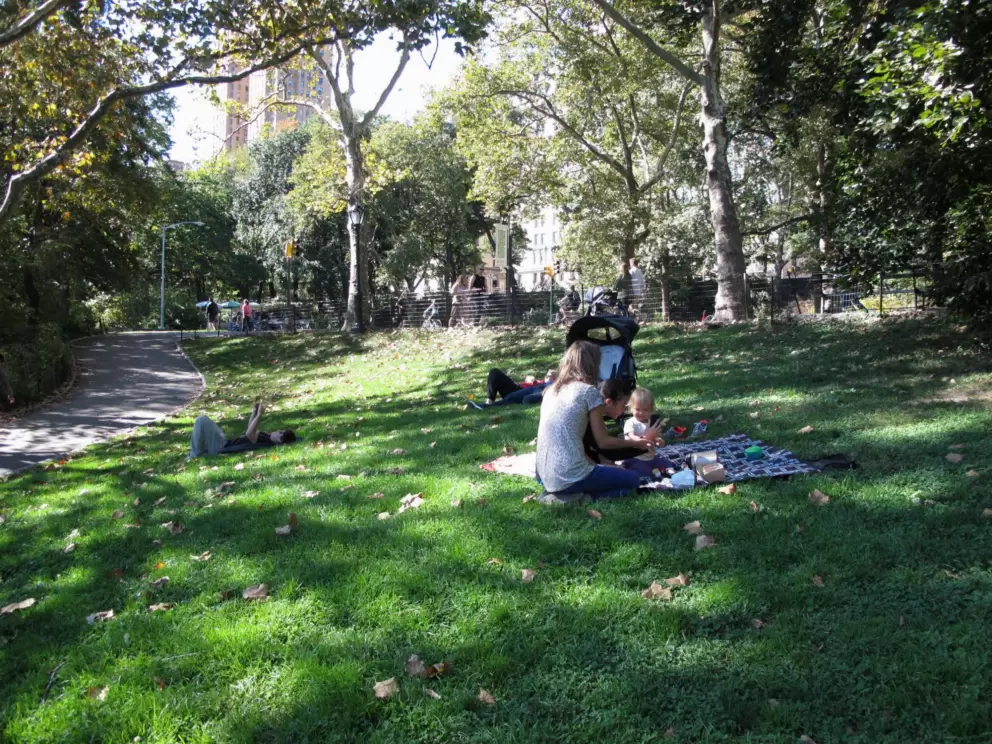 Picnic on the grass by The Lake.