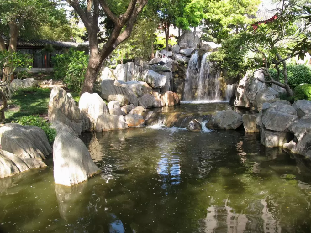 Waterfall.