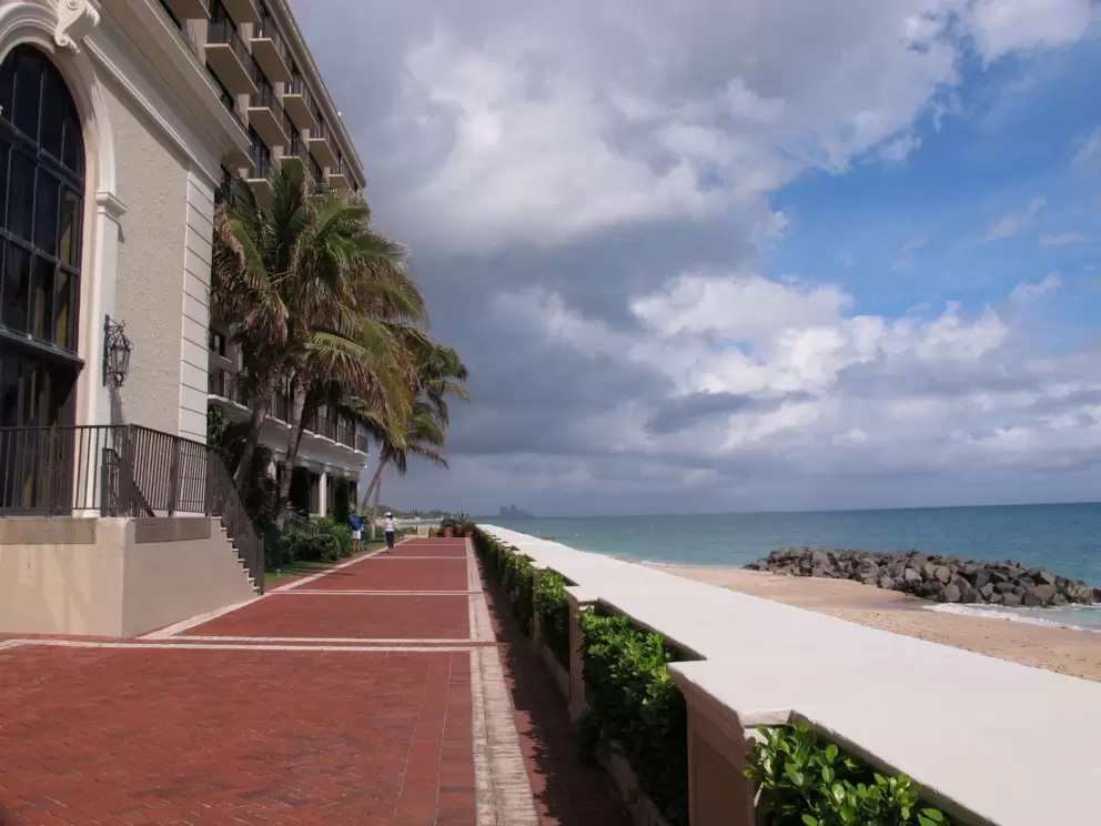 Oceanfront promenade.