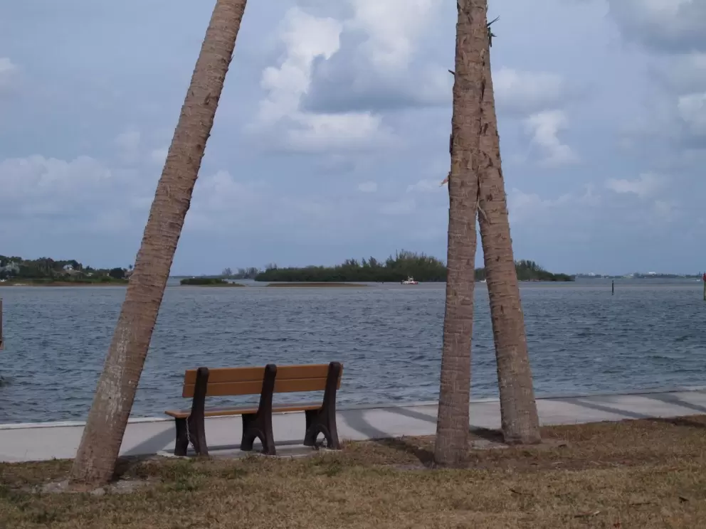 Bench at Sandsprit Park.