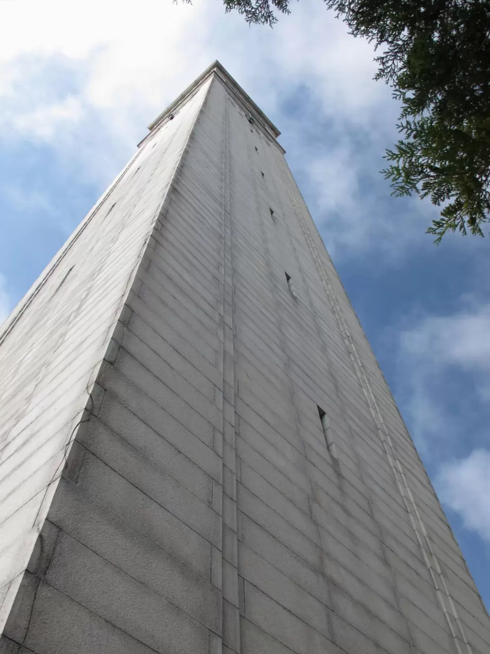 Looking up at the campanile on a sunny June day.