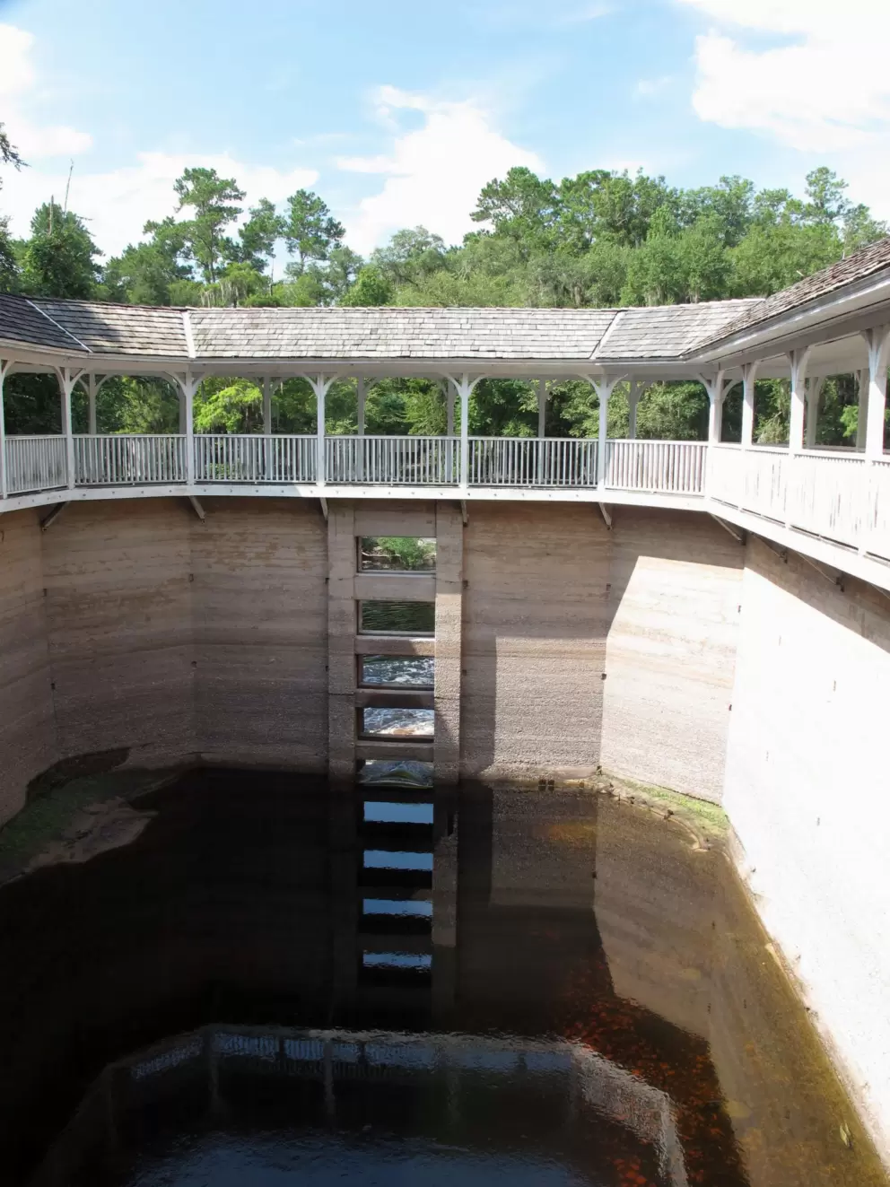 The ruins of White Sulphur Spring.