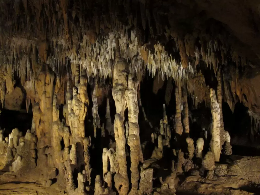 Columns, when stalactites and stalagmites meet up.