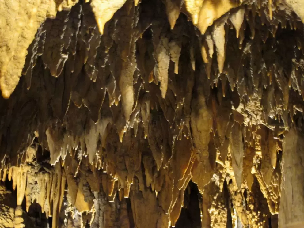 Stalactites.