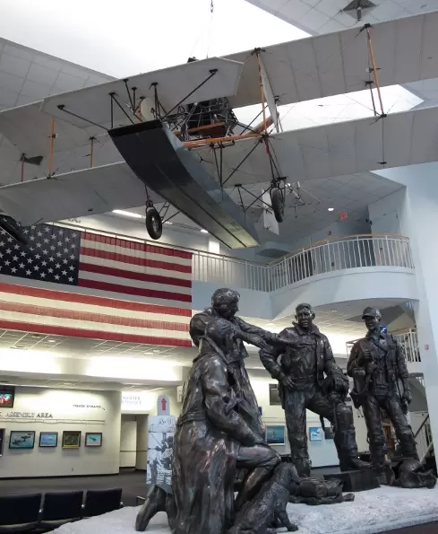 The entrance to the museum.