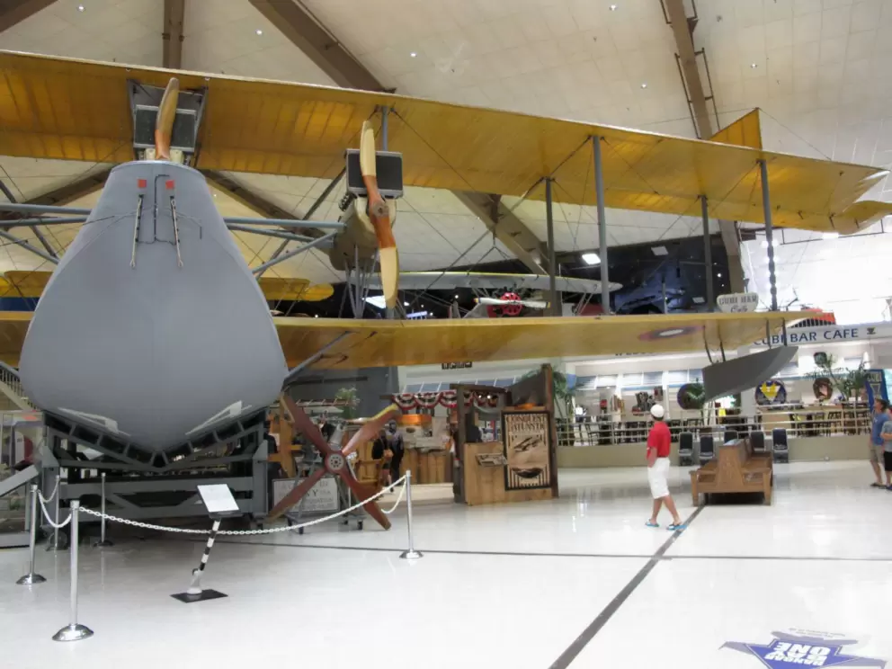See the person standing there and you realize how enormous this plane is.
