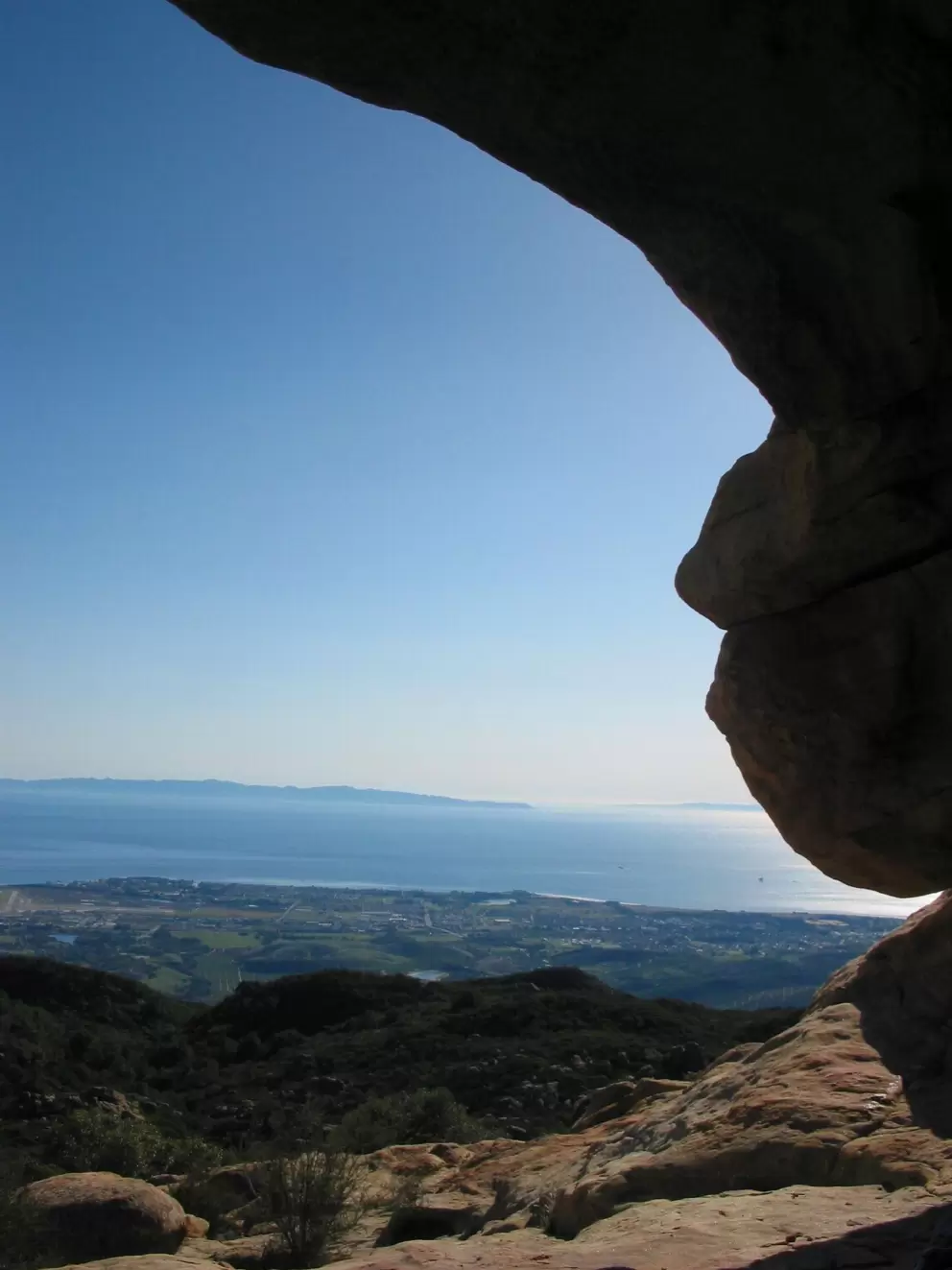 View from one of the caves.