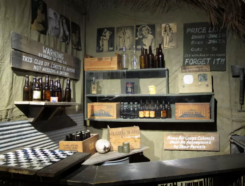 The Pearl Harbor section of the museum- very nicely done!