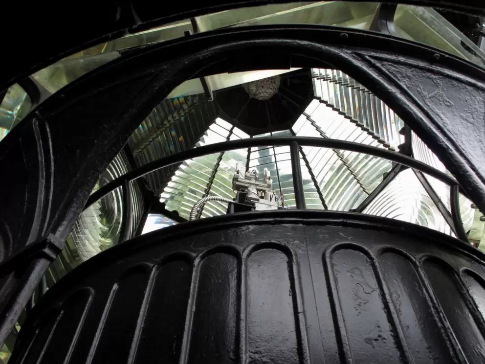 The Fresnel lens.
