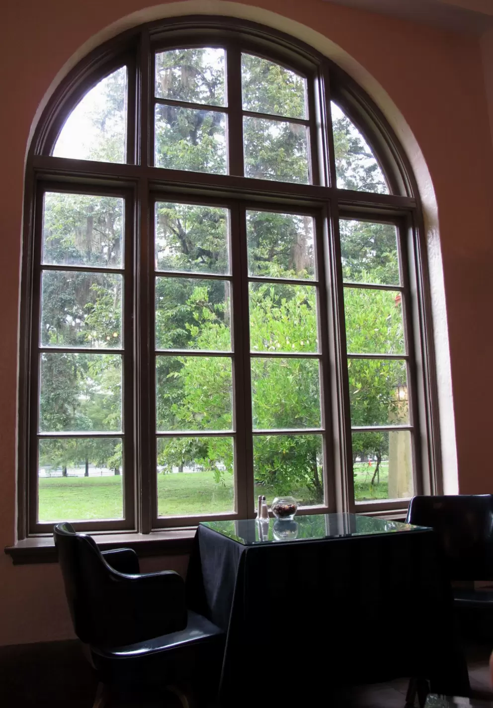 Restaurant in the lodge.