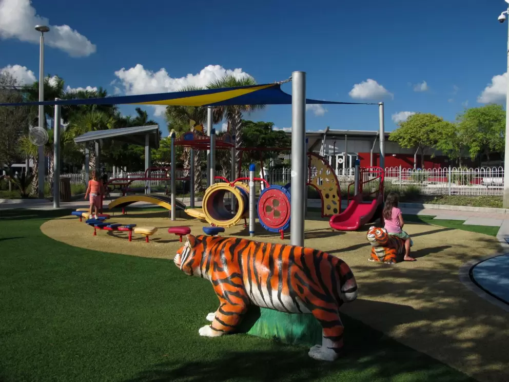 The toddler area.