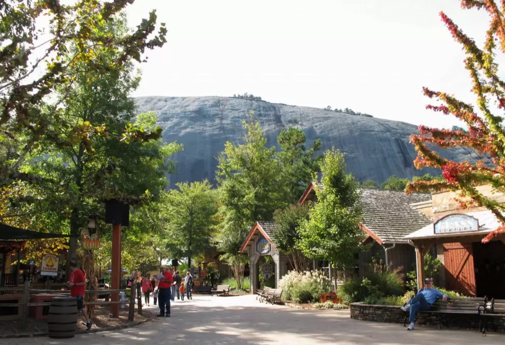 Mountain view from the little village.
