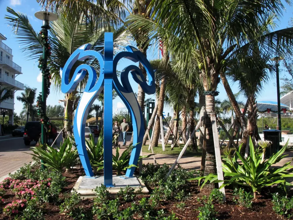 Sculpture at Harbourside.