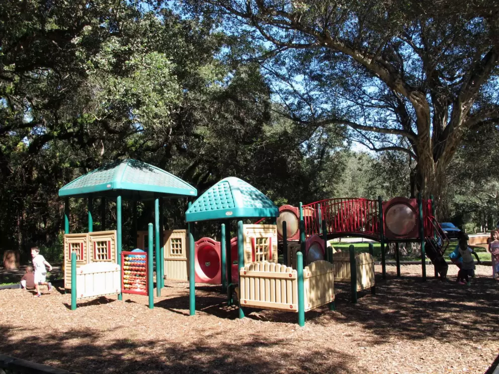 The toddler playground.