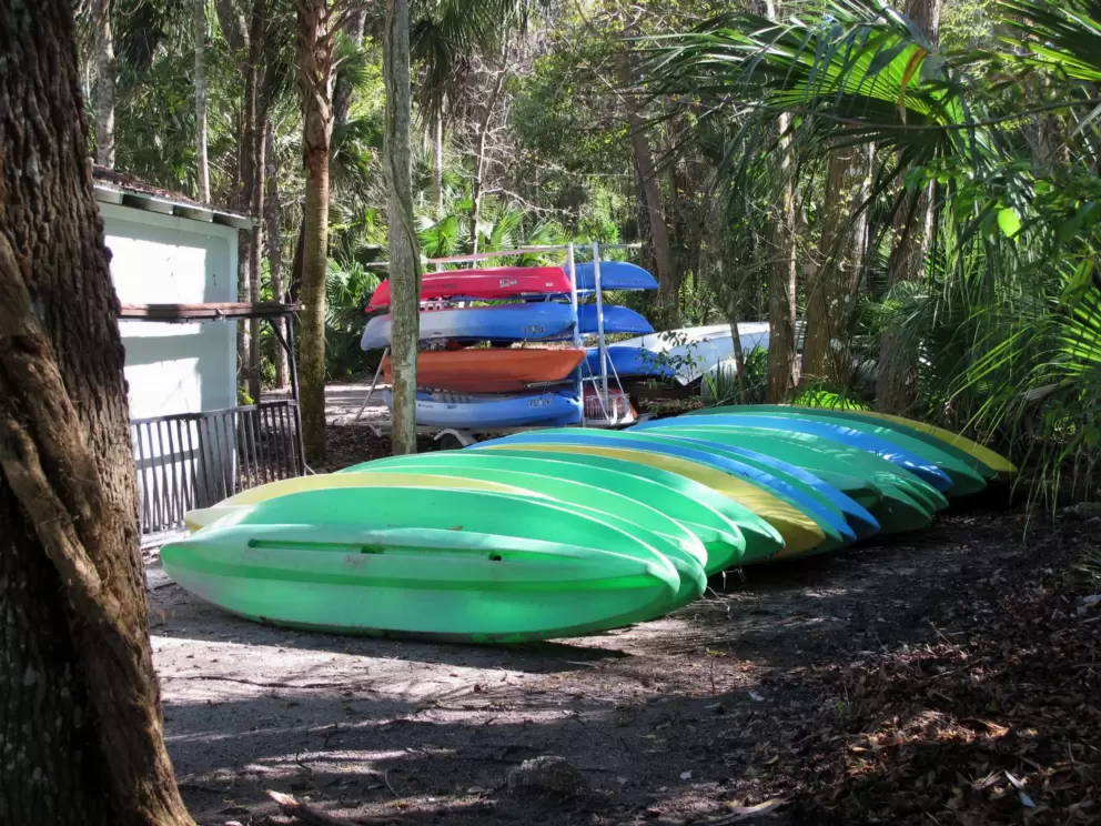 Colorful kayaks!