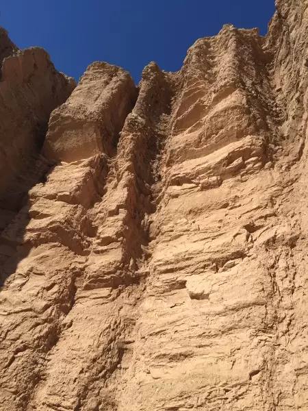 The high cliffs of Red Cathedral.