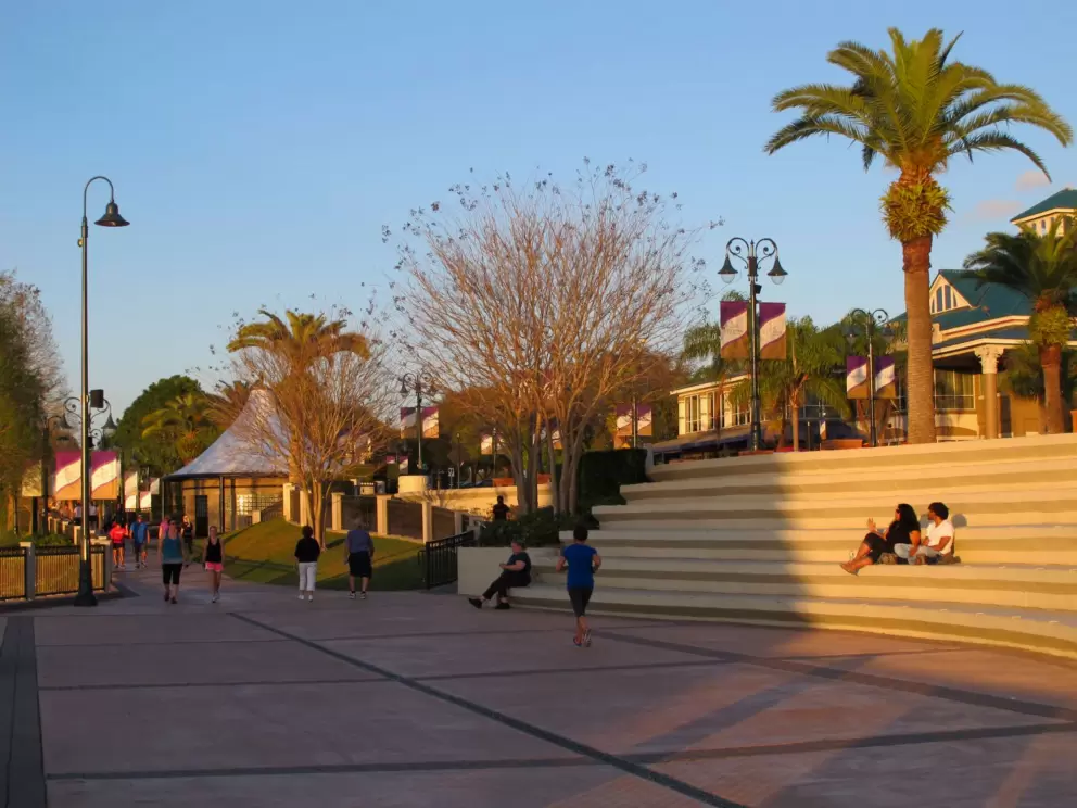 The amphitheater.