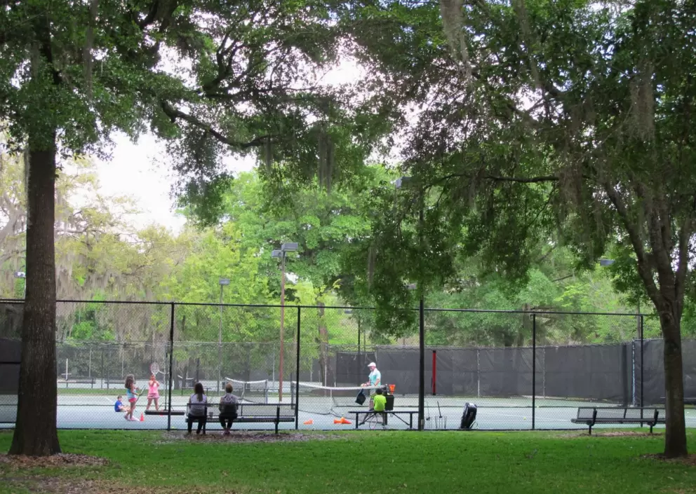 Tennis camp in the middle of nature!